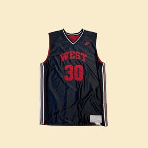 Nike Supreme 90s West 30 jersey, vintage reversible red & black Nike Supreme